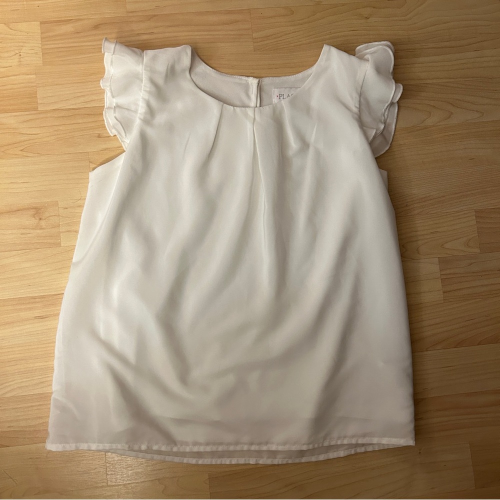 Children's Place White Blouse - Size 14 (XL)